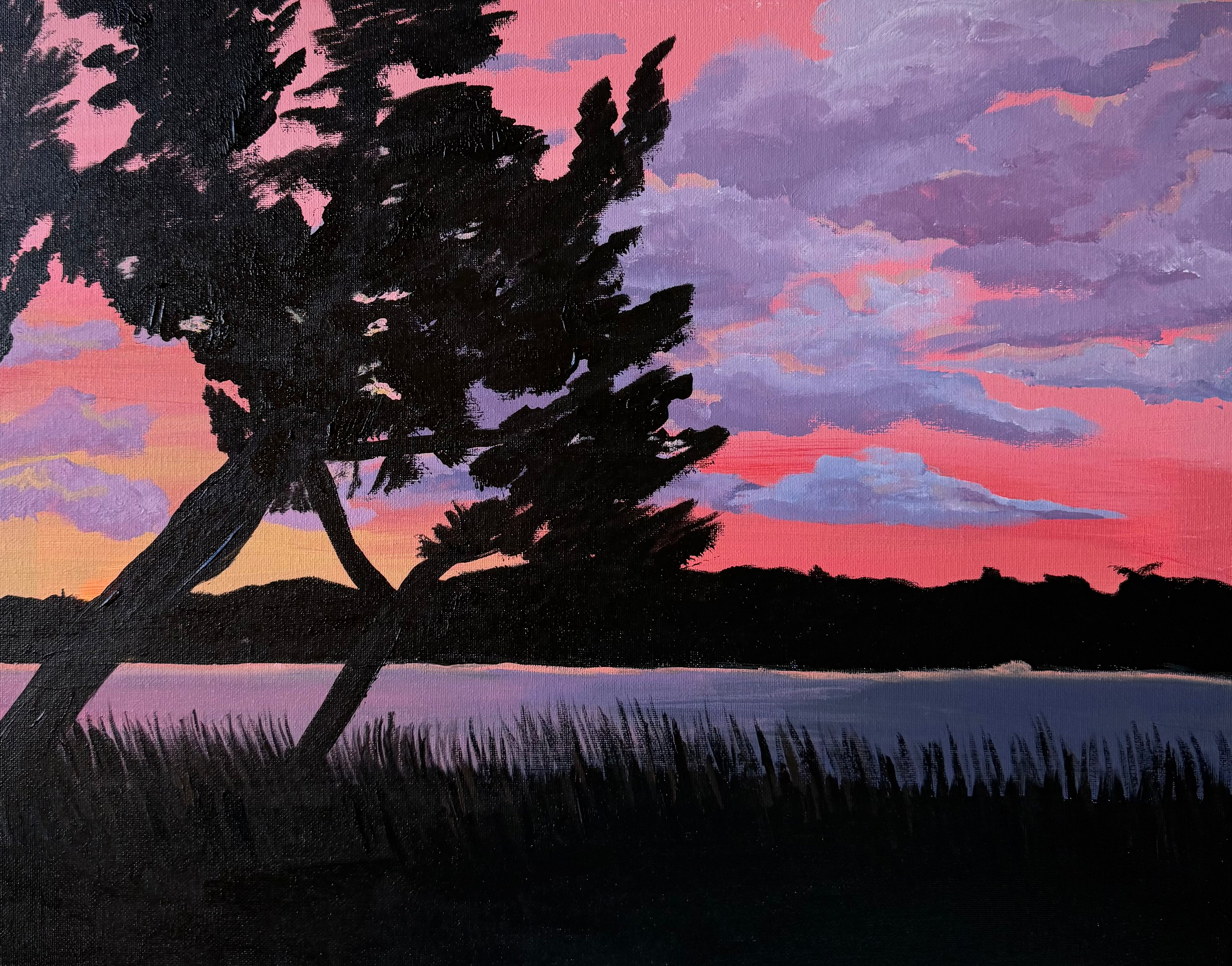 Sunset on Sea Island